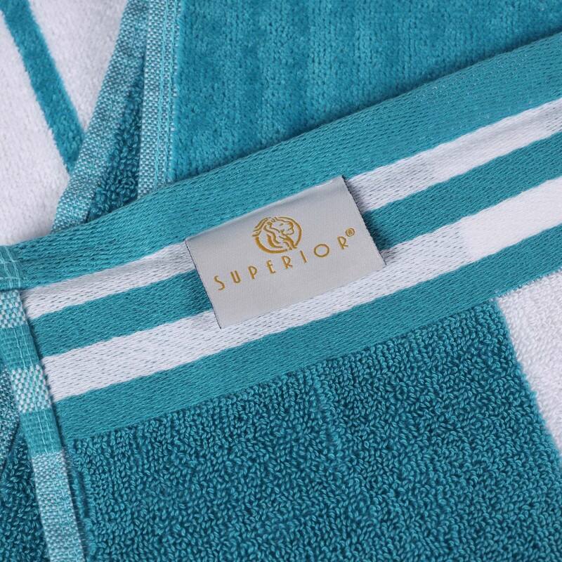 Superior Striped Large Oversized Cotton Beach Towel