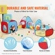 preview thumbnail 2 of 8, 5-in-1 Kids Play Tent Tunnel Set with Ball Pit and Tents Indoor Outdoor Playhouse for Toddlers - 30.7 x 30.7 x 33.9''