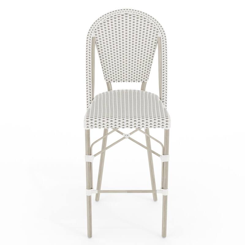 Martha Stewart All-Weather Stackable Patio Bistro Bar Stool - 18.5"W x 23.25"D x 45.75"H