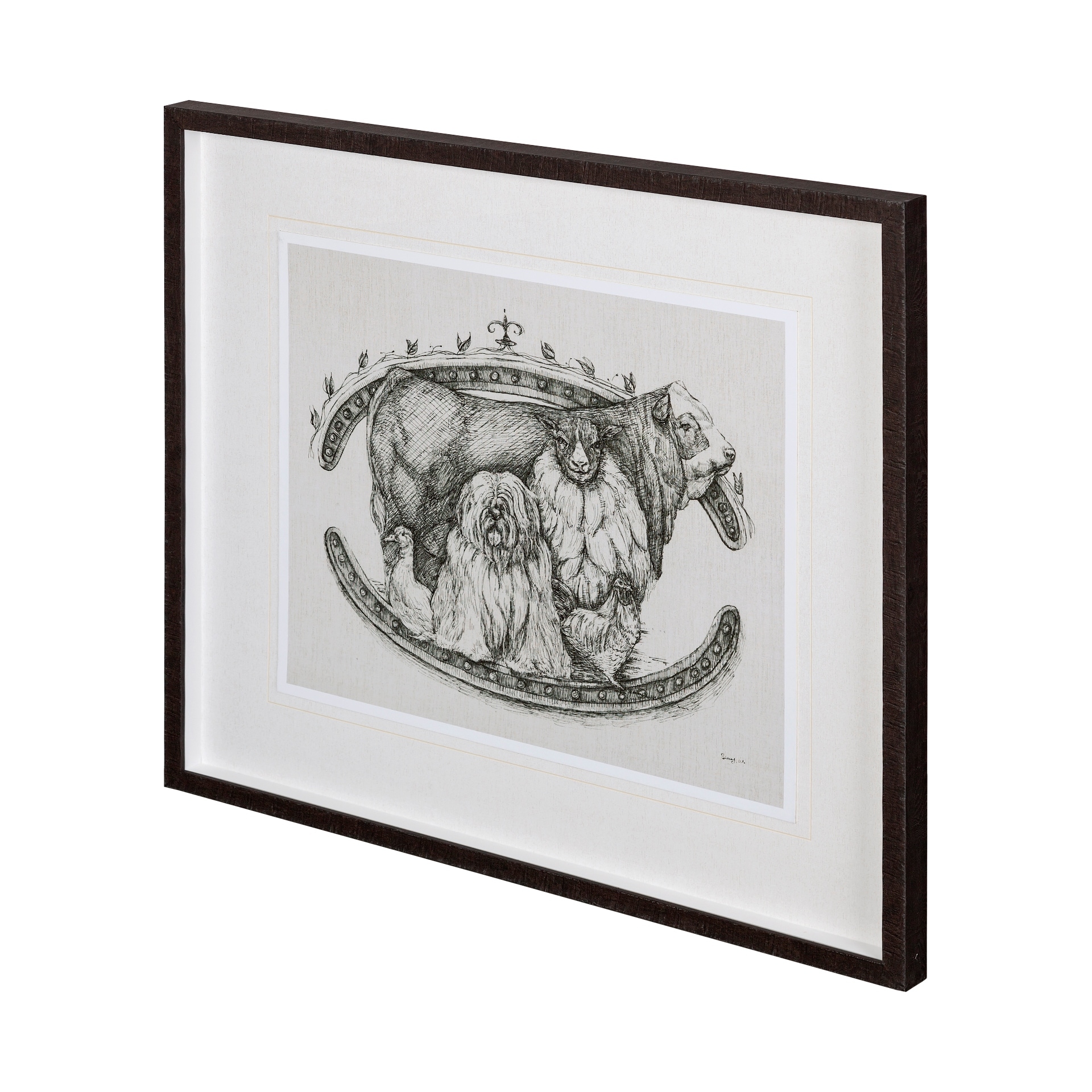 Group Photo I Framed Art Print