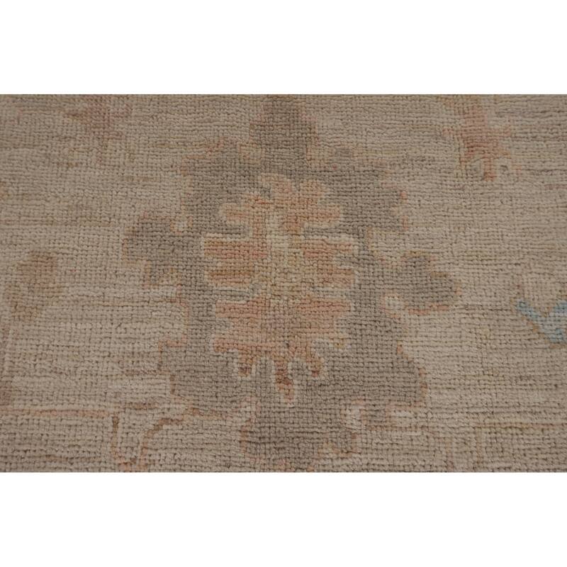 Oushak Turkish Area Rug Handmade Vegetable Dye Wool Carpet - 8'0"x 10'0"