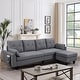 preview thumbnail 20 of 30, Modular Sectional Sofa Couch L Shaped With Storage Ottoman and Side Bags For Living Room