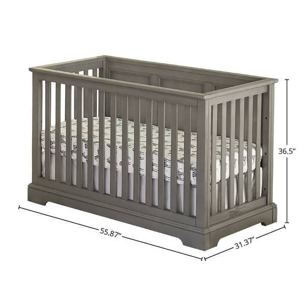 Hanley 56" Wide Island Crib, Cloud