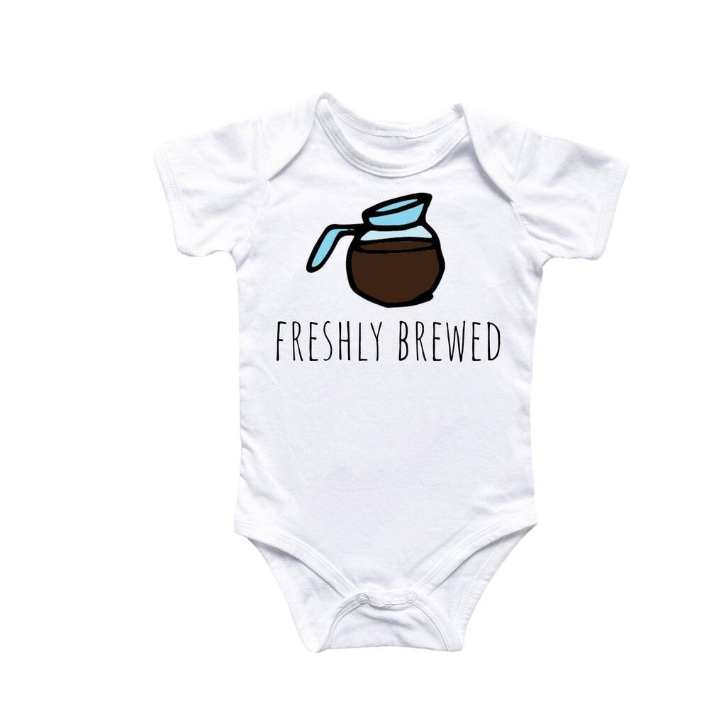 Coffee Pot - Baby Boy Girl Clothes Infant Bodysuit Funny Cute Newborn