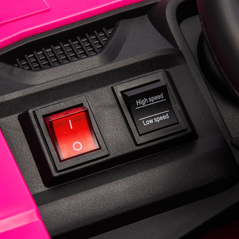 12V Kids Ride On Dump Truck with Remote Control, Electric Dump Bed, Bluetooth Music, LED Lights, Speed & Volume Adjustment