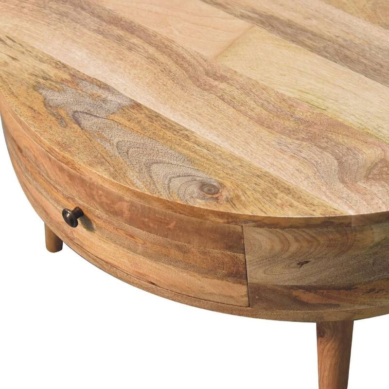 Artisan Furniture Solid Wood Odyssey Oak-ish Coffee Table