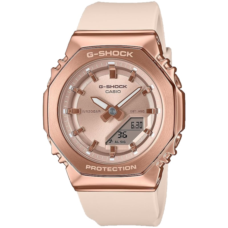 Casio Women's G-Shock GMS2110 Series Rose gold Dial Watch - GMS2110PG-4A - Rose gold - One Size