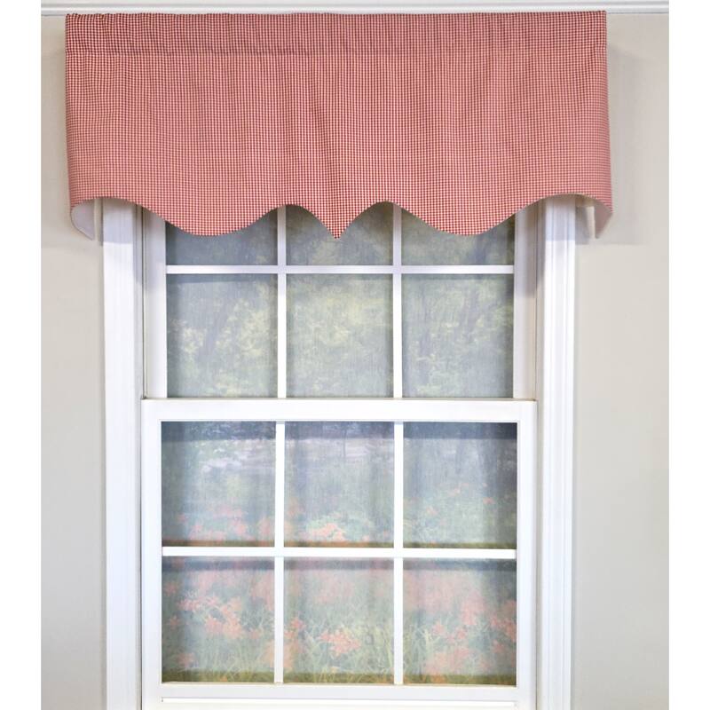 RLF Home Gingham Regal Valance