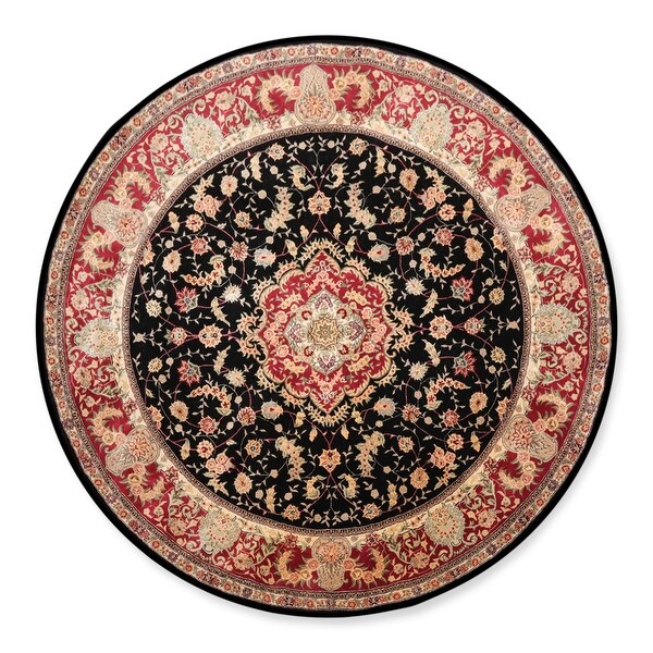 Oriental Area Rug Hand Tufted New Zealand Wool & Silk Traditional 45