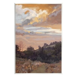 Stupell Abstract Sunrise Landscape Wall Plaque Art Design by Kamdon ...