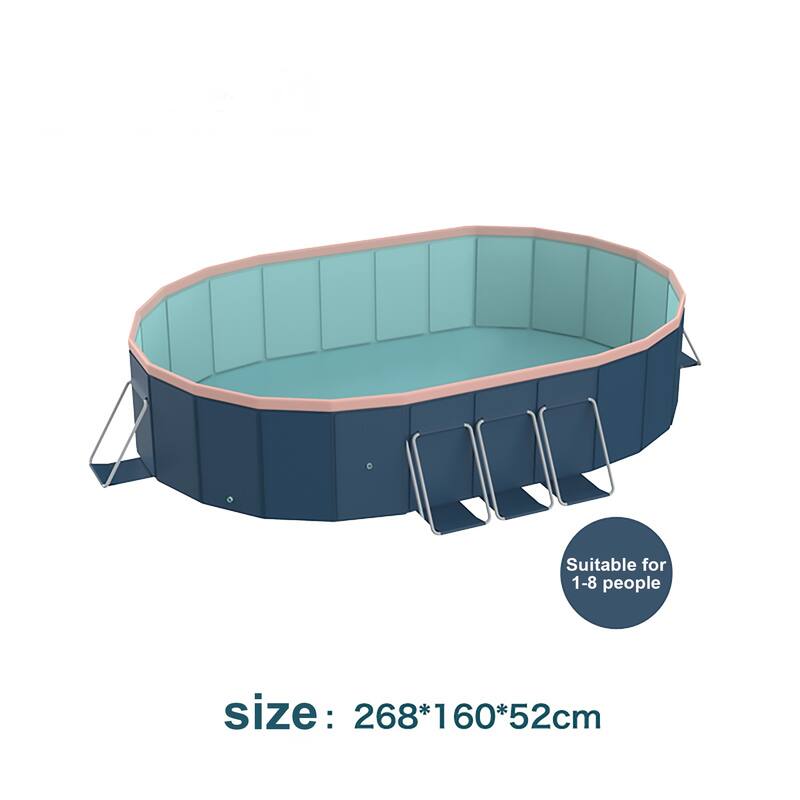 PVC Folding Pool for Beach Garden,Not Inflatable - 24"*22"