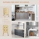 preview thumbnail 10 of 25, Qaba Kids Step Stool Folding Design, Bed Step Stool - 22" L x 22" W x 36.5" H