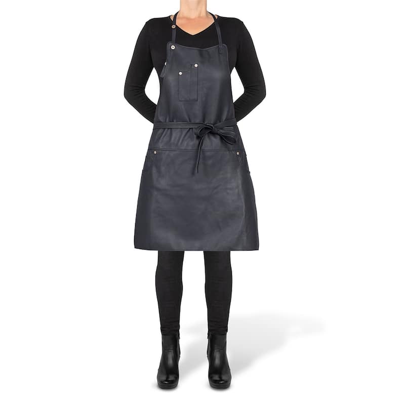 Five Pockets Apron Slim fit Black