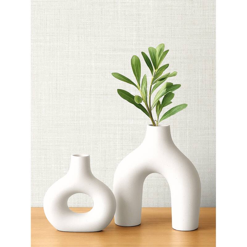 Seabrook Designs Vespia Faux Non-Woven Unpasted Wallpaper