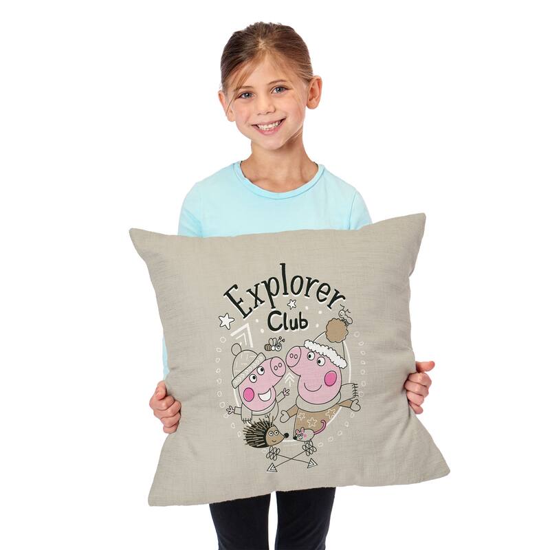 Hasbro Peppa Pig 18 Inch Throw Pillow