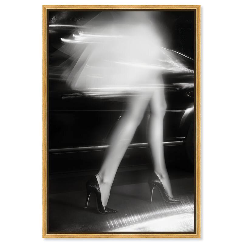 City Light's Dancer Canvas by Art Remedy - Gold - 20" x 30"