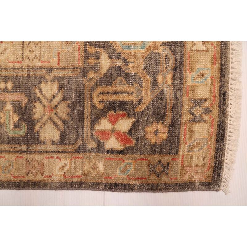 ECARPETGALLERY Hand-knotted Jules Serapi Charcoal Wool Rug - 9'7 x 14'4