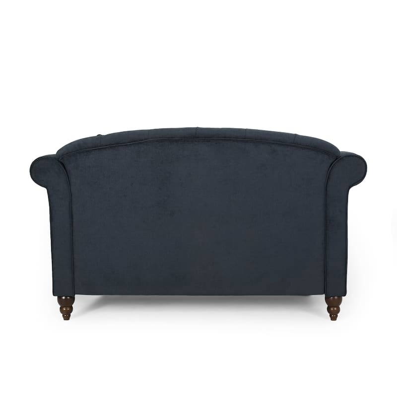 Modern 66" Upholstered Loveseat Chaise Lounges Chair with Birch Wood Legs and Pillows