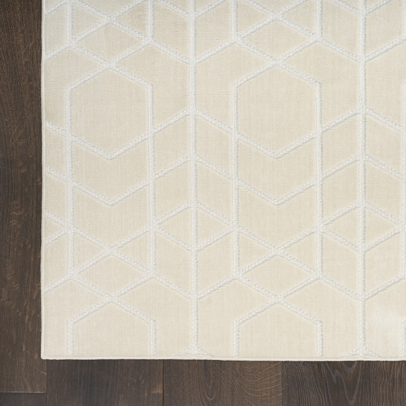 Nourison Washable Charm Indoor only Geometric Area Rug