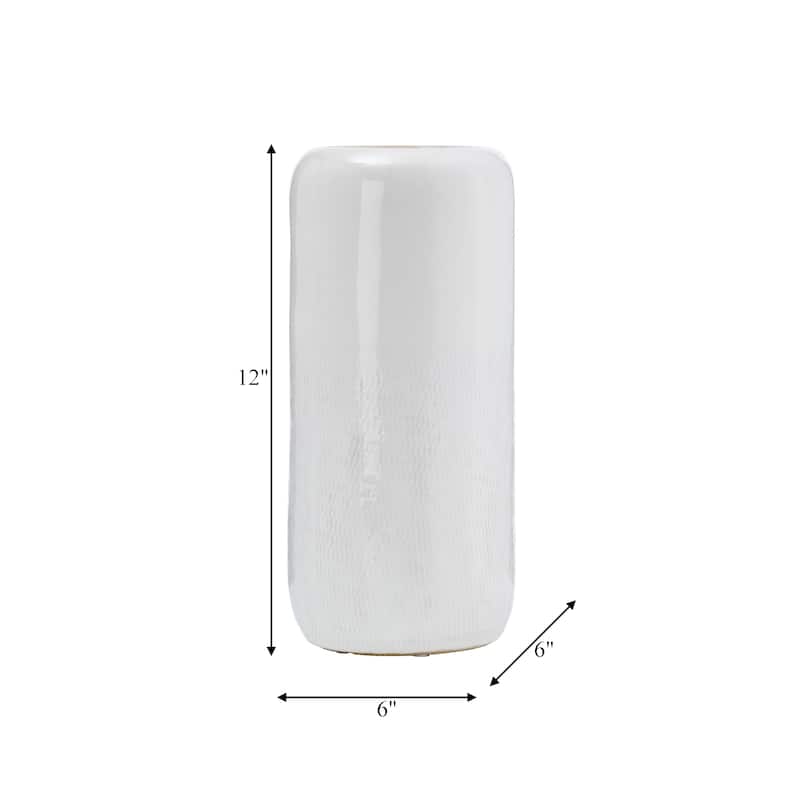 Sagebrook Home Neutral Ceramic Vase