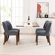 preview thumbnail 83 of 144, Wooden Dining Chairs Set of 2/4/6,Modern Fabric Upholstered Dining Room Chair Kitchen Chairs