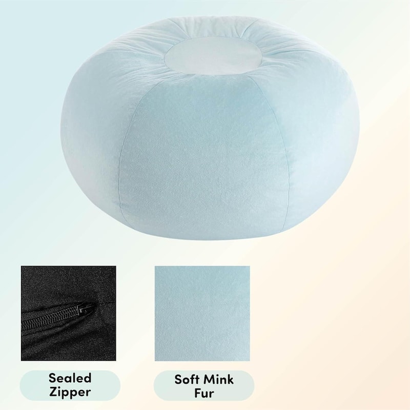 Heritage Kids Pod Round Back Kids Bean Bag Chair