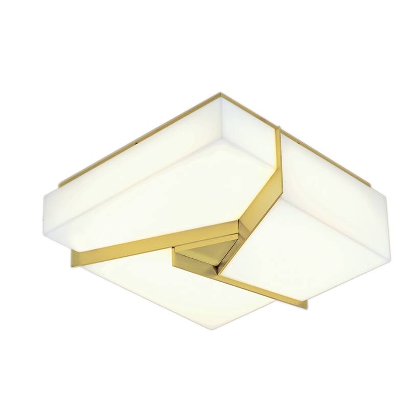 Elk Home Candeau Flush Mount Light - Satin Brass - Satin Brass
