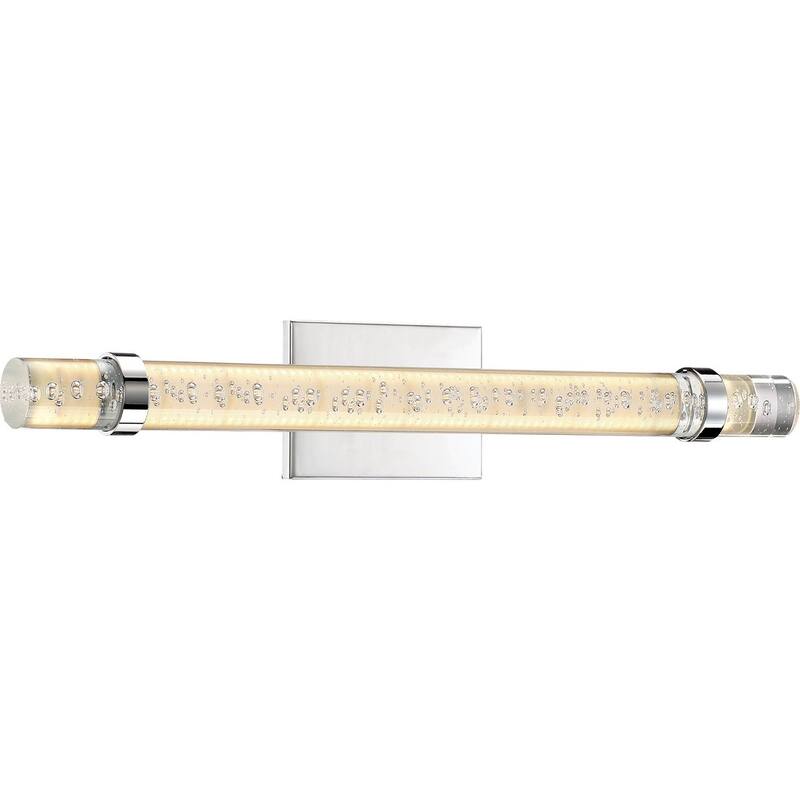 Bracer 4-Light LED Bathroom Vanity Light in Polished Chrome - Polished Chrome