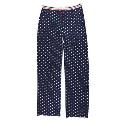 P.J. Salvage Womens Polka Dots Pajama Lounge Pants,, Blue, Small