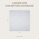 preview thumbnail 45 of 45, Muslin Swaddle Blankets, Pack of 4, 47" x 47" by Comfy Cubs