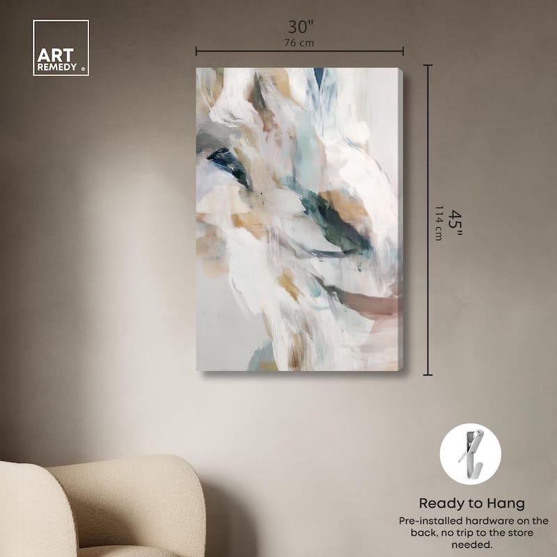 Whispering Colors II Canvas by Art Remedy, Gallery Wrapped