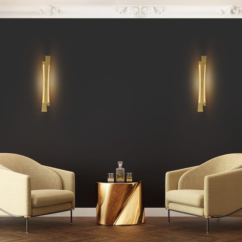 Candora Integrated LED Brass Vanity Light