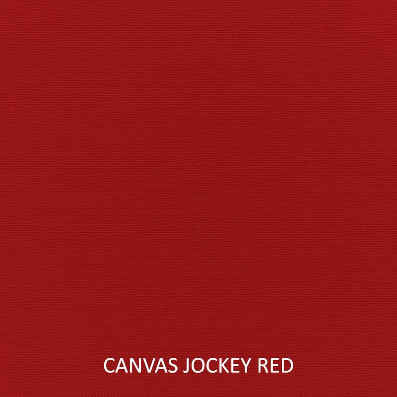 Sunbrella Canvas 47.5 in x 18 in x 2 in Bench Cushion Bristol - 47.5 in x 18 in x 2 in - Canvas Jockey Red