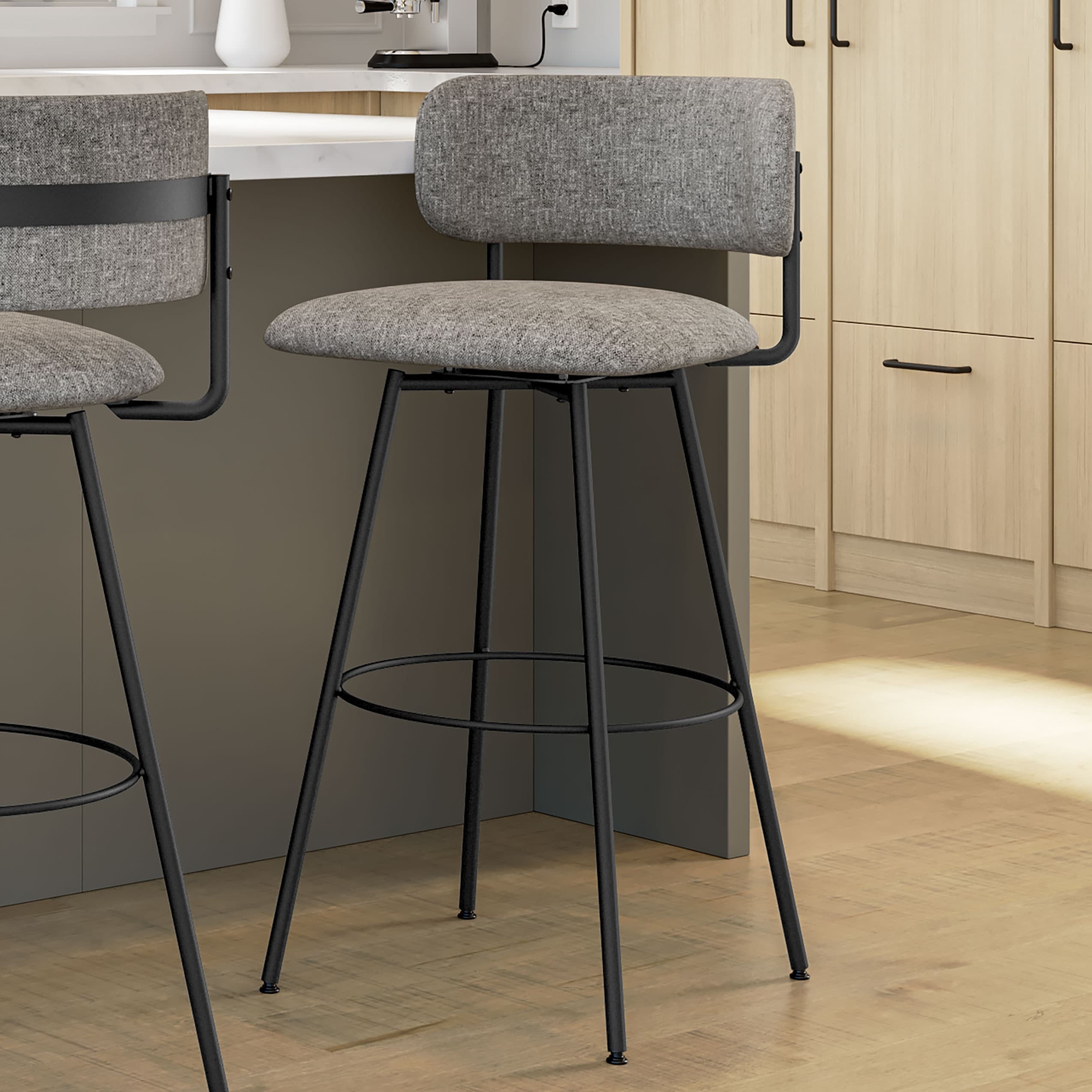 Amisco Yasmina Swivel Counter and Bar Stool Bed Bath Beyond