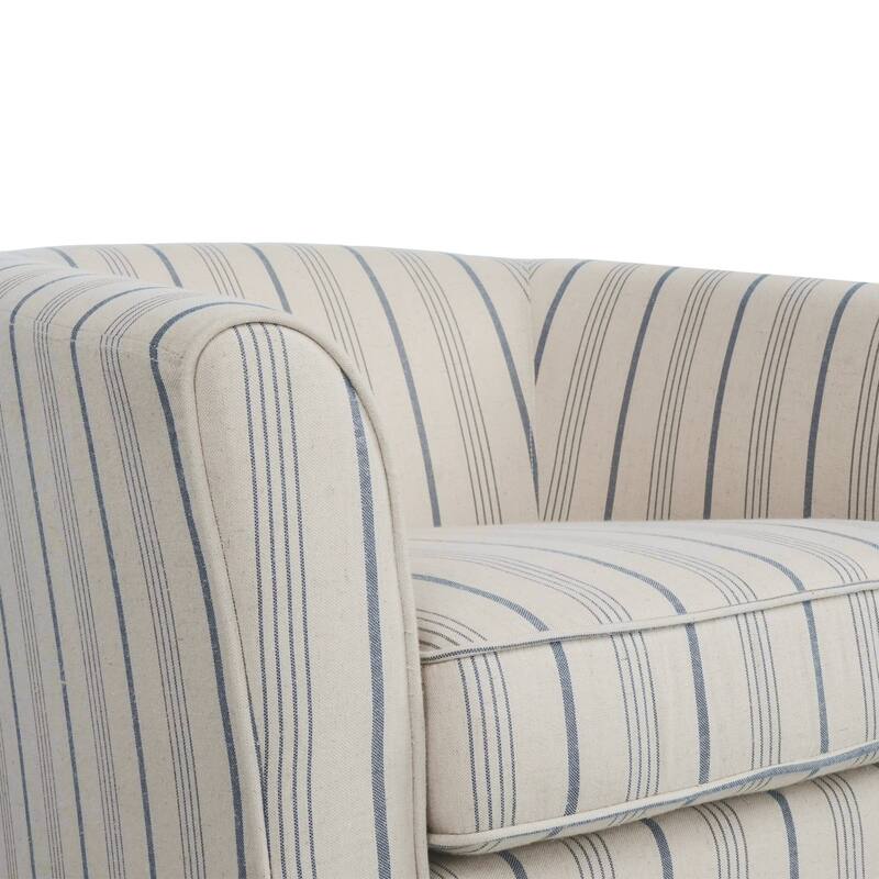 Cozy Rotating Armchair - Soft Upholstered Swivel Chair for Reading, VR, and Relaxation