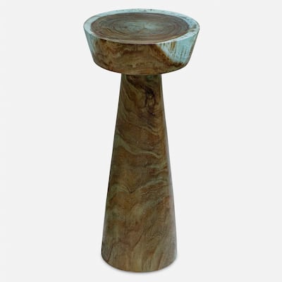 Tapered End Drink Table - 24.5" - Blue and Green