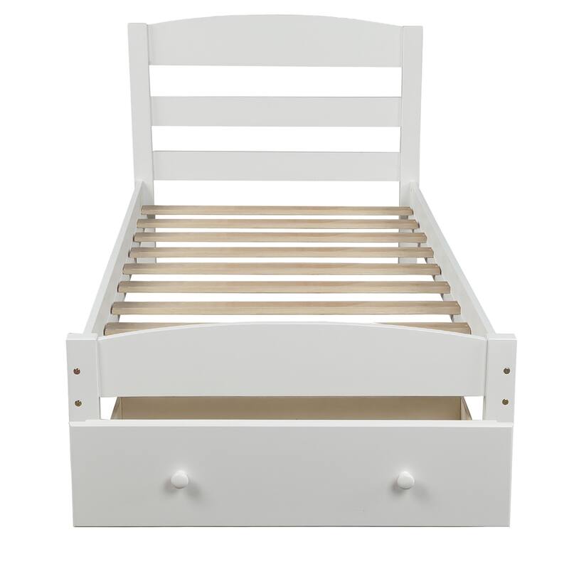 Copper Grove Cregneash Twin Bed Frame with Storage Drawer