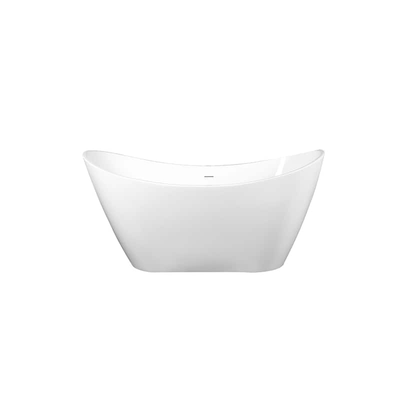 KBV 59'' x 31" Freestanding Soaking Acrylic Bathtub GTBT0014 - 59"