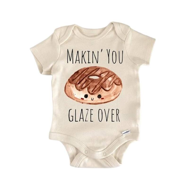 Donut Baking Baker Birthday - Baby Boy Girl Clothes Infant Bodysuit Funny Cute Newborn - White - Newborn