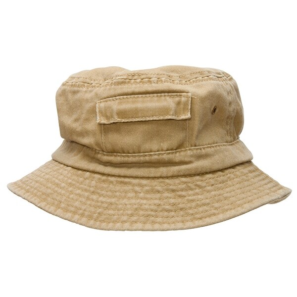 bucket hat with pocket