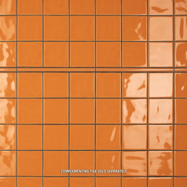 Merola Tile Twist Square Orange Sunset 11-3/4