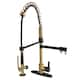 Option Brushed Brass / Matte Black