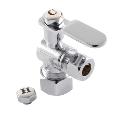 Kingston Brass KL5330.P Whitaker 5/8" x 3/8" O.D. Comp Angle Stop