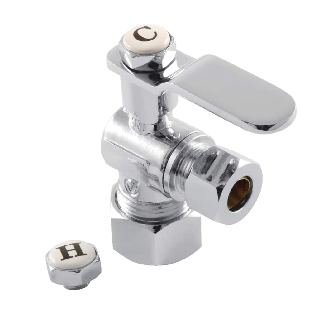 Kingston Brass KL5330.P Whitaker 5/8" x 3/8" O.D. Comp Angle Stop