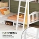 preview thumbnail 14 of 40, Twin Over Twin Solid Wood Bunk Bed for Kids and Adults, No Box Spring Required