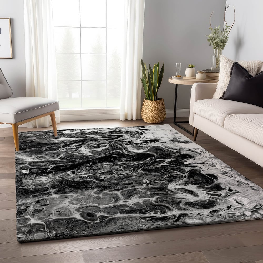 Premium Washable Super Soft Abstract Contemporary Mayfield Rug