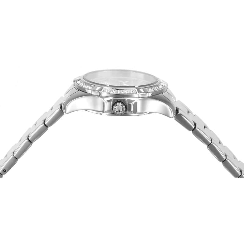 Invicta Men's 21383 Angel Quartz 3 Hand Silver Dial Watch