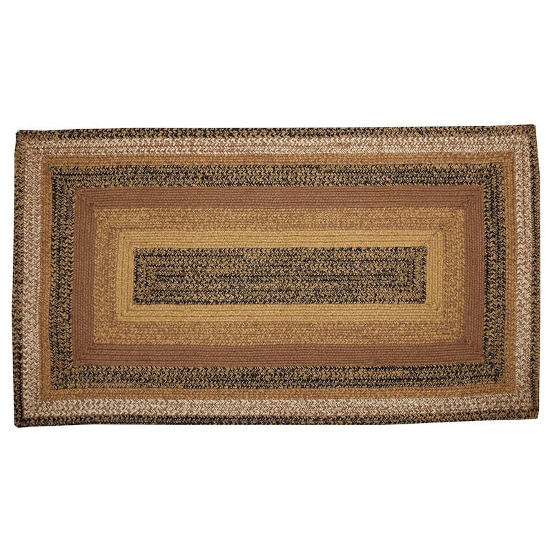 Kettle Grove Jute Rug Rect w/ Pad 27x48 - 27" x 48"