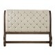 preview thumbnail 14 of 18, Americana Farmhouse Dusty Taupe King Sleigh Bed