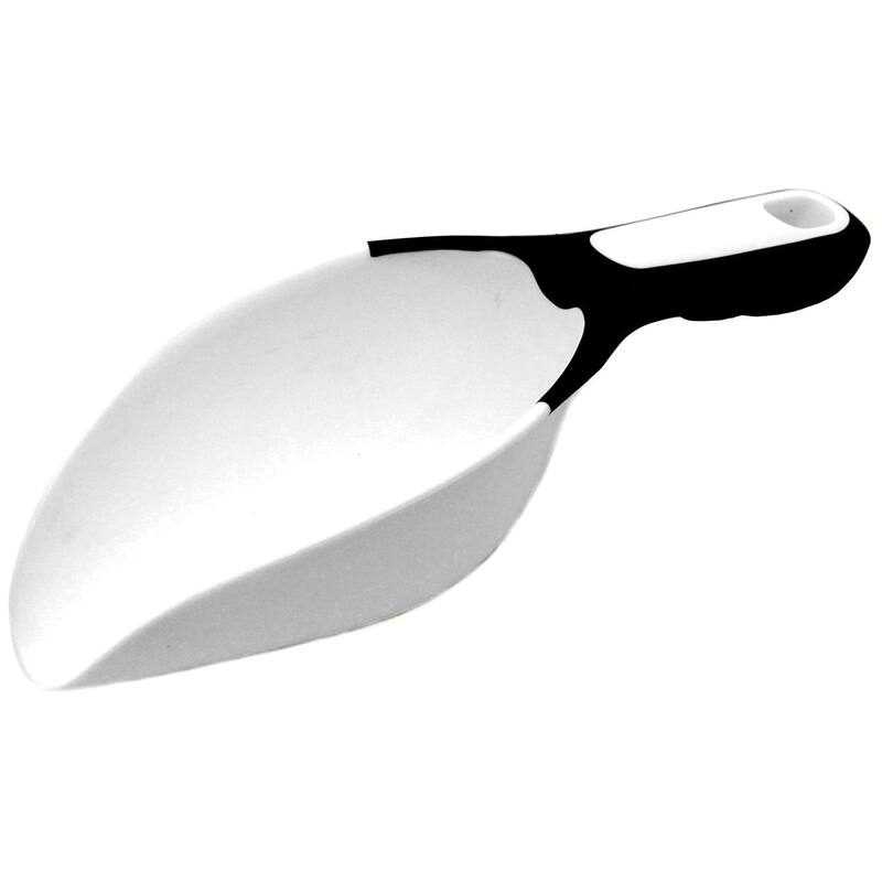 Chef Craft Durable Plastic 1 Cup Scoop with Comfort Grip Handle - Great for Pet Food, Dry Goods and Ice - 1 Pack